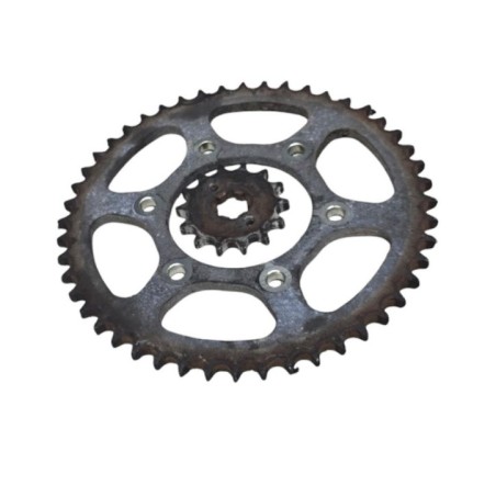PLATO CORONA Y PIÑÓN DE TRANSMISIÓN YAMAHA YZF125R 2008-2013