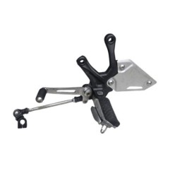 SOPORTE DE ESTRIBERA DELANTERA IZQUIERDA COMPLETA PALANCA CAMBIO ESTRIBO EMBELLECEDOR KAWASAKI Z900E 2020-2024