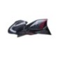 TAPA DELANTERA DERECHA PEGATINAS ROJAS KAWASAKI Z900E 2020-2024