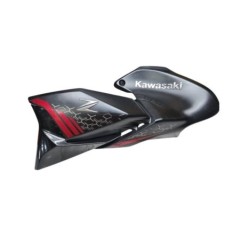 TAPA DELANTERA IZQUIERDA PEGATINAS ROJAS KAWASAKI Z900E 2020-2024