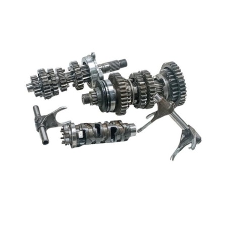 CAJA DE CAMBIOS COMPLETA CON ENGRANAJES TAMBOR SELECTOR Y HORQUILLAS YAMAHA MT07 2021-2022
