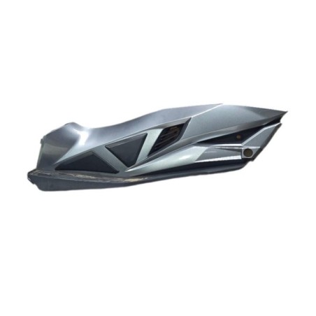 TAPA PISADERA IZQUIERDA GRIS MATE KAWASAKI J125 2016-2020