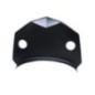 TAPA SUPERIOR FARO TRASERO NEGRA MATE KAWASAKI J125 2016-2020