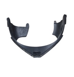TAPA BAJO PICO DELANTERO NEGRA METALIZADA KAWASAKI J125 2016-2020
