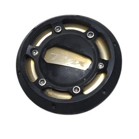TAPA EMBELLECEDOR MOTOR CON EMBLEMA ALUMINIO YAMAHA TMAX 500 2008-2011