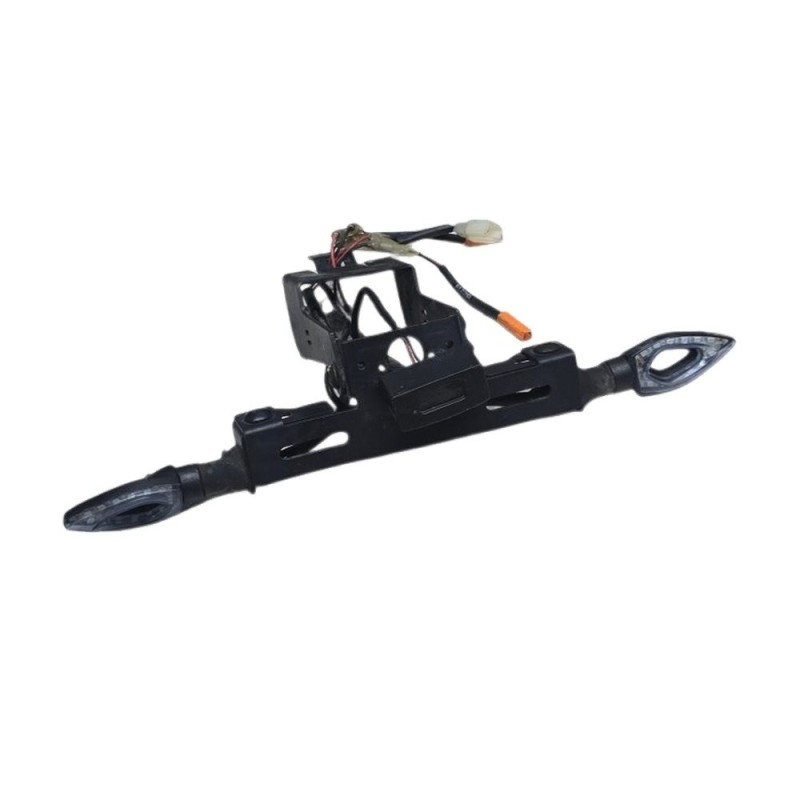 PORTAMATRICULAS PUIG CON INTERMITENTES KAWASAKI ER6N 2012-2016