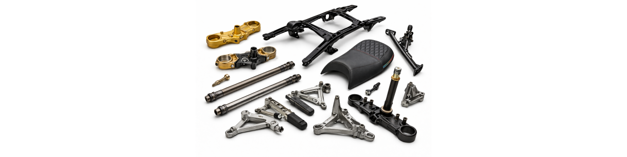 Chasis Hyosung Comet GT 650 2003-2005 | Tijas, ejes y soportes